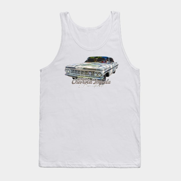 1959 Chevrolet Impala 2 Door Hardtop Tank Top by Gestalt Imagery